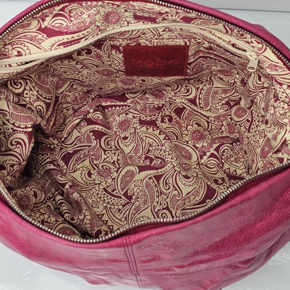HOBO The Original Betty Leather Slouchy Tote Shoulder Bag in Bordeaux, EUC - Picture 9 of 13